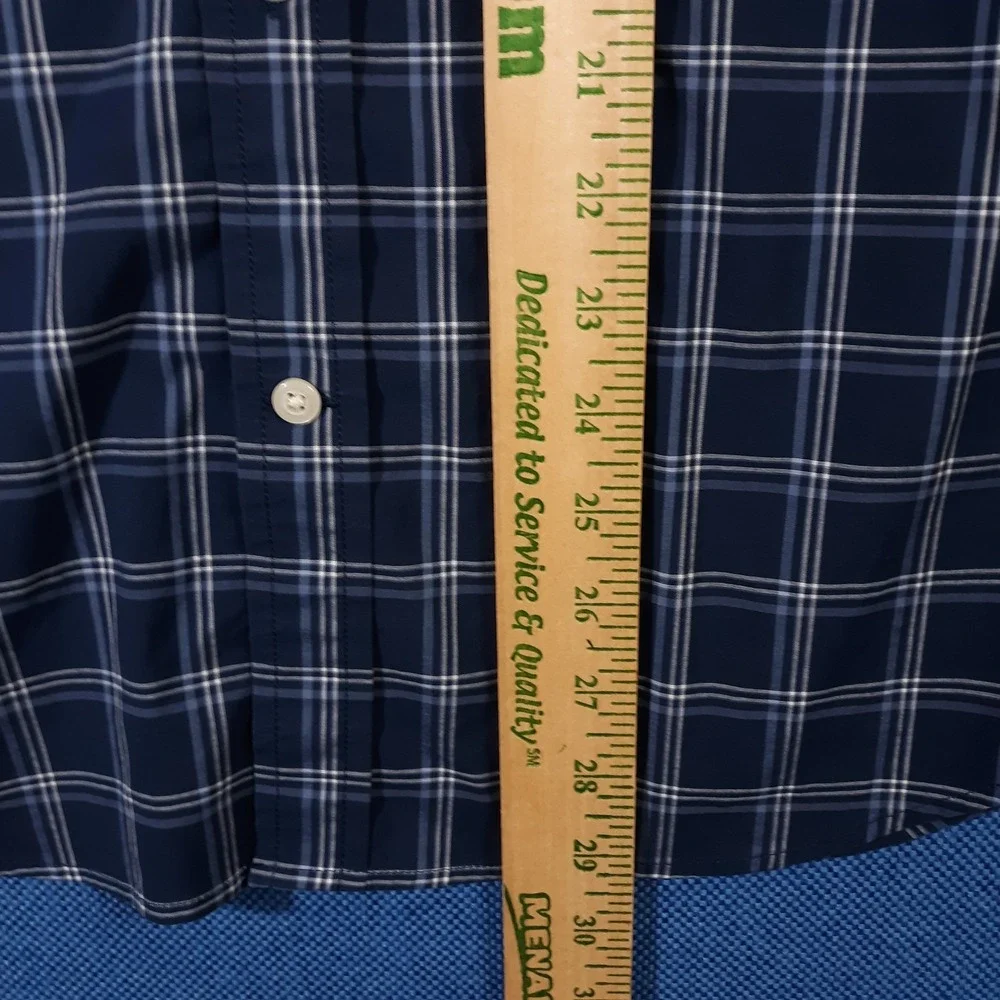 Banana Republic Tech Stretch Cotton Shirt Mens Medium Slim Flex Fit